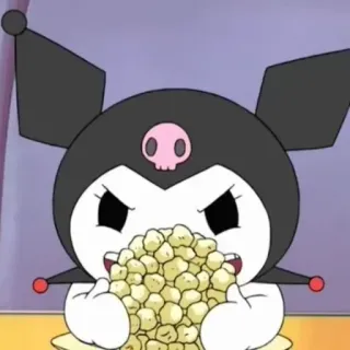 💕 Kuromi kuromi, sanrio, kawaii, lindo, anime telegram sticker