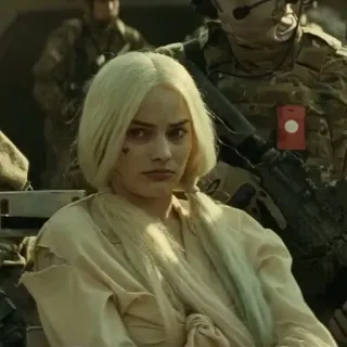 ☹ Harley Quinn Suicide Squad Harley Quinn, Margot Robbie, Escuadrón Suicida, DC Comics, Villano, Antihéroe whatsapp sticker