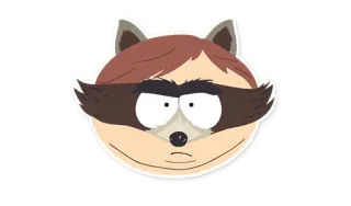 😾 The Coon South Park South Park, The Coon, superheld, wasbeer, cartoon, animatie telegram sticker