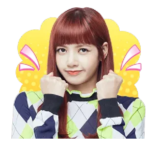 💪 Lisa K-Pop, Cantante, Mujer, Celebridad, Ídolo, Persona telegram sticker