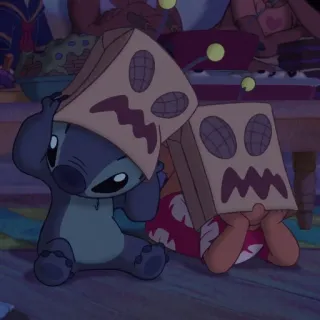 ❤️ Stitch Стич, Дисней, мультфильм, инопланетянин, милый telegram sticker