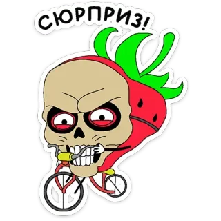@Premium_Emojis_Telegram | Клубника и Морж whatsapp stickers