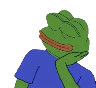 😐 Pepe the Frog pepe, sapo, meme, cultura da internet, beijo na mão whatsapp sticker