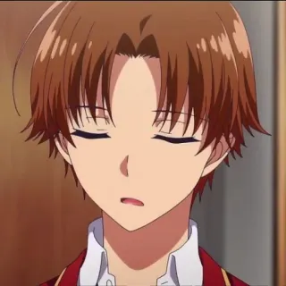 🖇️ Kiyotaka Ayanokoji Classroom of the Elite Anime, Student, Emotionslos, Intellektuell whatsapp sticker