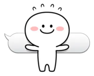 😅 schattig, sticker, emoji, cartoon, personage, kawaii telegram sticker