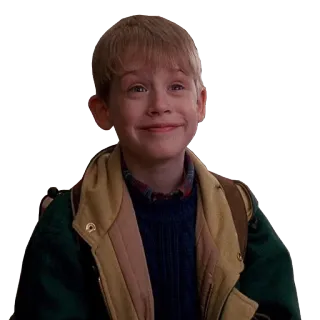 😁 Kevin McCallister Home Alone criança, menino, filme, esqueceram de mim, kevin mccallister telegram sticker