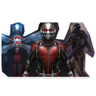 🐜 Ant-Man Ant-Man, superbohater, Marvel, komiks, postać, science fiction, akcja telegram sticker