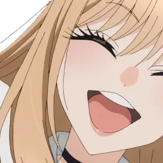 😄 Anime, Gadis, Senyum, Kartun, Lucu telegram sticker