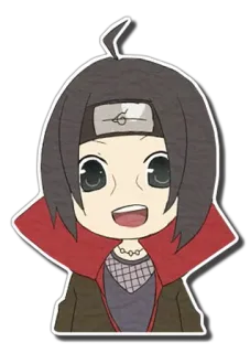 🎧 Itachi Uchiha Naruto Anime, Naruto, Itachi, Uchiha, Manga, Chibi, Naklejka telegram sticker