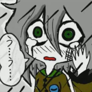 😢 う……う…… Anime, Manga, weinend, verängstigt, emotional telegram sticker