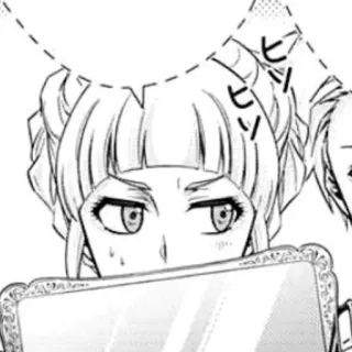 🎩 Anime, Manga, Karakter, Cermin, Wanita telegram sticker