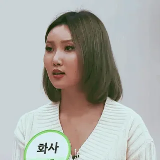 🕯 Hwasa 화사 K-pop, zanger, beroemdheid, vrouw, portret telegram sticker