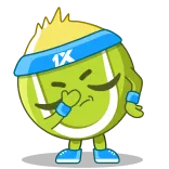 🤦♂️ Теннисный мяч, Мультфильм, Спорт, Персонаж, Жест whatsapp sticker