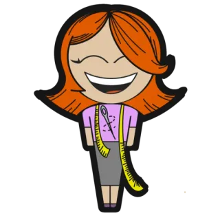 😂 шитье, мода, рукоделие, портной, измерение, игла, нитки, сделай сам telegram sticker