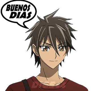 🛏 BUENOS DIAS anime, cartoon, greeting, spanish, buenos dias, good morning telegram sticker