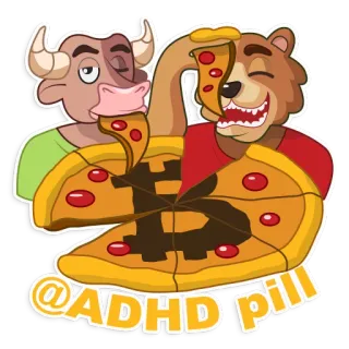 Crypto ADHDpill Trading whatsapp stickers