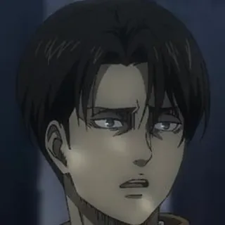 😀 Levi Ackerman Attack on Titan Anime, Manga, Attack on Titan, Levi, Hauptmann Levi, Levi Ackerman, Charakter, Animiert telegram sticker