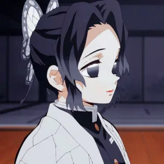 😚 Shinobu Kocho Demon Slayer Anime, Demon Slayer, Shinobu Kocho, Borboleta, Mangá, Personagem telegram sticker