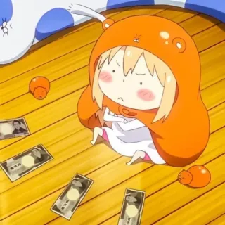 🍊 Umara Doma Himouto! Umaru-chan anime, umaru, cute, manga, cartoon, himouto telegram sticker
