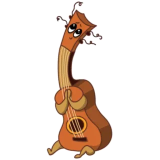 Укулель telegram stickers