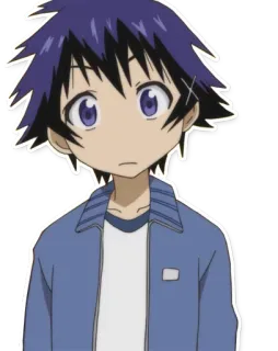 ❓ Animé, Garçon, Dessin animé, Personnage telegram sticker