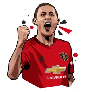 🤛 football, manchester united, sport, football, célébration telegram sticker