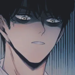 ➿ Anime, Manga, Personaje, Manhwa, Enojado, Masculino telegram sticker