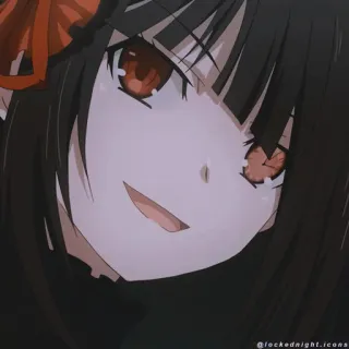 ⏳ Kurumi Tokisaki Date A Live อนิเมะ, คุรุมิ โทคิซากิ, Date A Live, ผู้หญิง telegram sticker