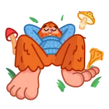 Hairy Harry telegram stickers