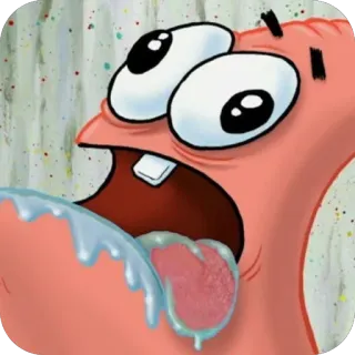 🫥 Patrick Star SpongeBob SquarePants telegram sticker