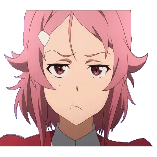 😯 Lisbeth Sword Art Online anime, girl, Lisbeth, Sword Art Online, character telegram sticker