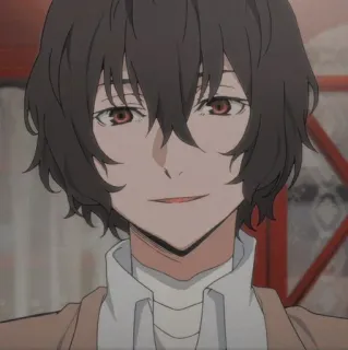 🍷 Osamu Dazai Bungou Stray Dogs Anime, Bungou Stray Dogs, Osamu Dazai, Charakter, Japanische Animation telegram sticker