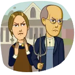 😒 nghệ thuật, nhại, hoạt hình, hội họa, châm biếm telegram sticker