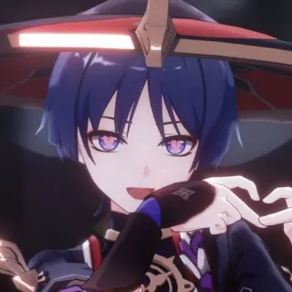 😍 Scaramouche Genshin Impact anime, scaramouche, genshin impact, personagem de videogame whatsapp sticker