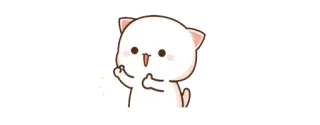 👍 고양이, 만화, 스티커, 가운데 손가락, 불쾌한 telegram sticker