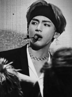 👽 V kpop, idol, singer, music, performance, male telegram sticker