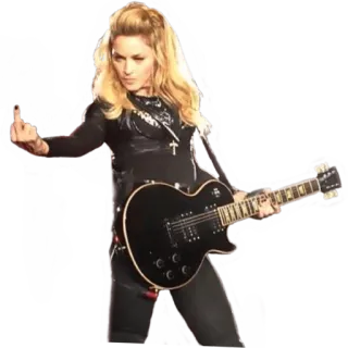 🖕 Madonna Sänger, Gitarre, Stinkefinger, Interpret, Musik telegram sticker