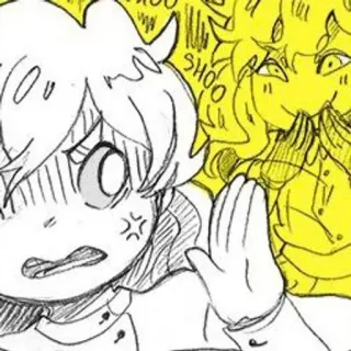 🩹 SHOO anime, shoo, angry, character telegram sticker