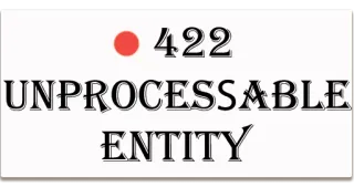 🙀 422 UNPROCESSABLE ENTITY foutcode, 422, unprocessable entity, serverfout telegram sticker