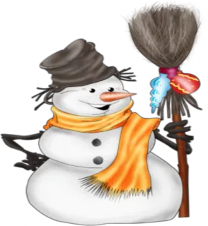 Snegoviki @StikerDi telegram stickers
