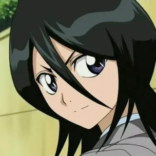 🙂 Rukia Kuchiki Bleach Anime, Desenho animado, Bleach, Rukia Kuchiki telegram sticker