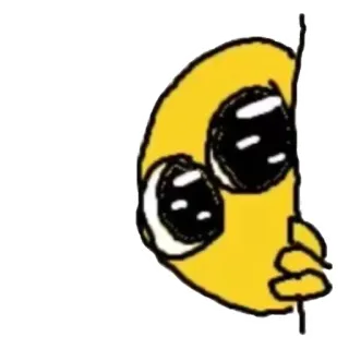 🥺 emoji, verstecken, niedlich, schüchtern, kawaii, bittend telegram sticker