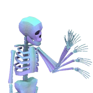 Skeleton 💀 by @GIFSTIKI whatsapp stickers