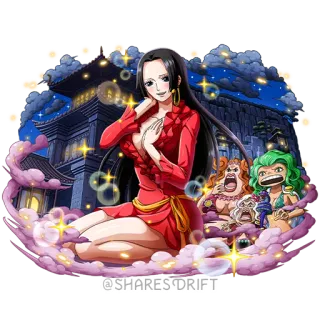 😍 Boa Hancock One Piece @SHARES.DRIFT Anime, One Piece, Boa Hancock, Personagem, Adesivo, Waifu telegram sticker