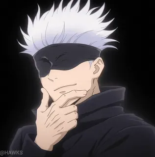 😏 Gojo Satoru Jujutsu Kaisen anime, mangá, gojo, satoru, jujutsu kaisen, personagem telegram sticker