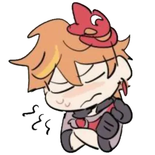 😰 Tartaglia Genshin Impact genshin impact, tartaglia, childe, sticker, anime whatsapp sticker