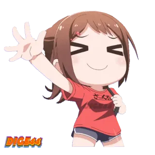 😆 さくら 动漫, 女孩, 樱花, 日语 whatsapp sticker