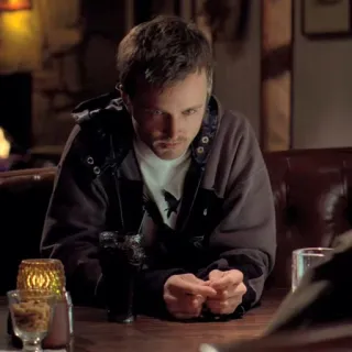 🧪 Jesse Pinkman Breaking Bad Breaking Bad, Jesse Pinkman, AMC, TV show, Aaron Paul, drama telegram sticker