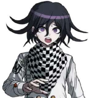 😰 Kokichi Oma Danganronpa V3: Killing Harmony Anime, Personnage, Émotion, Kokichi Oma, Danganronpa whatsapp sticker