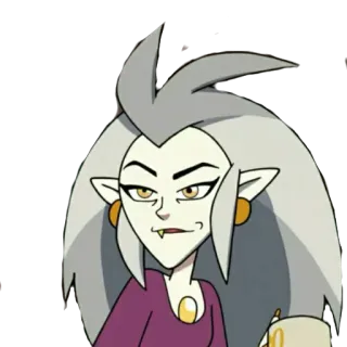 🤨 Eda Clawthorne The Owl House Eda, Owl House, cartoon, witch, character, animation telegram sticker
